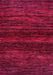 Machine Washable Abstract Pink Modern Rug, wshabs5427pnk