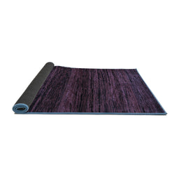 Sideview of Abstract Blue Modern Rug, abs5427blu