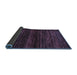 Sideview of Abstract Blue Modern Rug, abs5427blu