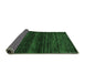 Sideview of Abstract Emerald Green Modern Rug, abs5427emgrn