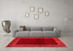 Modern Red Washable Rugs