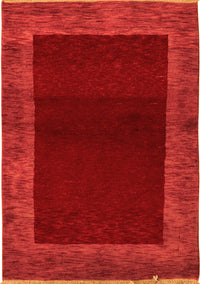 Abstract Orange Modern Rug, abs5428org