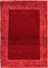 Abstract Red Modern Rug, abs5428red