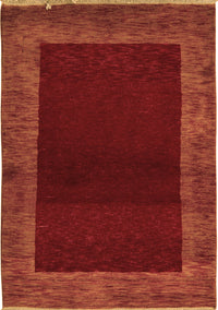 Abstract Brown Modern Rug, abs5428brn