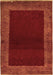 Abstract Brown Modern Rug, abs5428brn