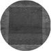 Round Machine Washable Abstract Gray Modern Rug, wshabs5428gry