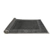 Sideview of Abstract Gray Modern Rug, abs5428gry