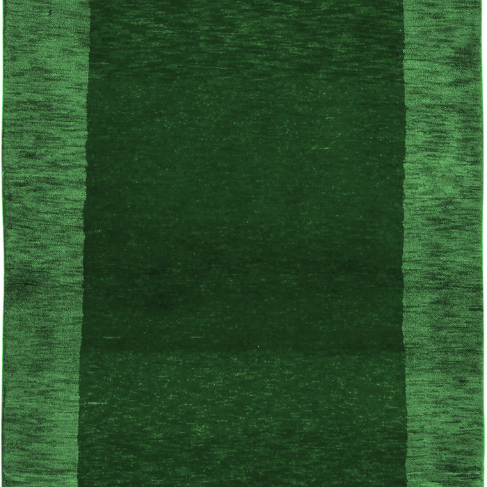 Machine Washable Abstract Emerald Green Modern Area Rugs, wshabs5428emgrn