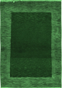 Abstract Emerald Green Modern Rug, abs5428emgrn