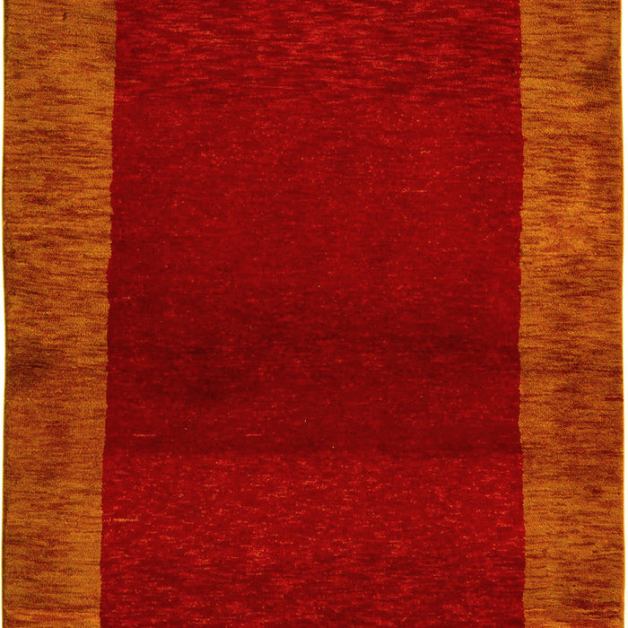 Abstract Yellow Modern Rug, abs5428yw