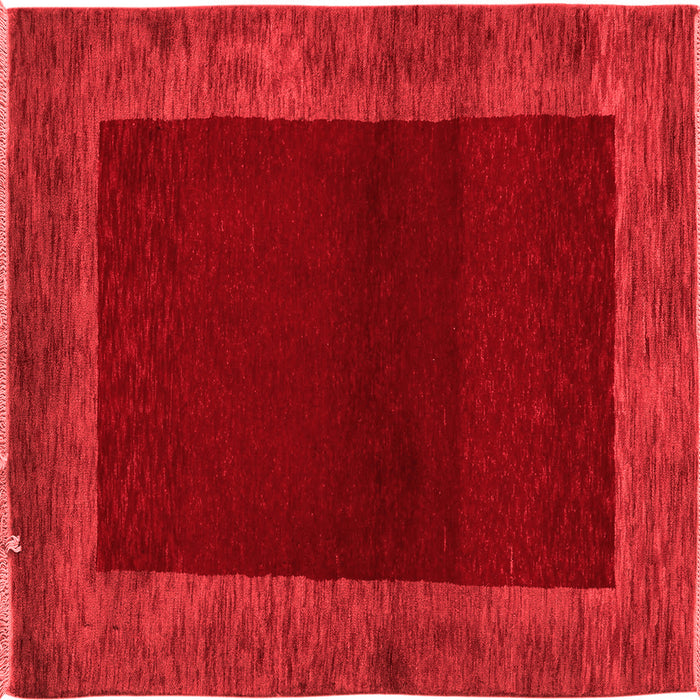 Machine Washable Abstract Red Modern Rug, wshabs5428red