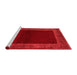 Modern Red Washable Rugs