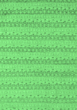 Abstract Emerald Green Modern Rug, abs5429emgrn