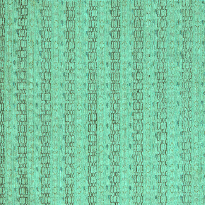 Square Abstract Turquoise Modern Rug, abs5429turq