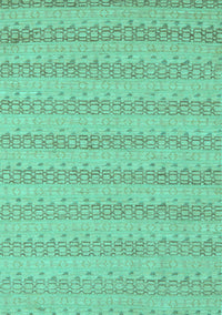 Abstract Turquoise Modern Rug, abs5429turq