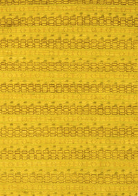 Abstract Yellow Modern Rug, abs5429yw