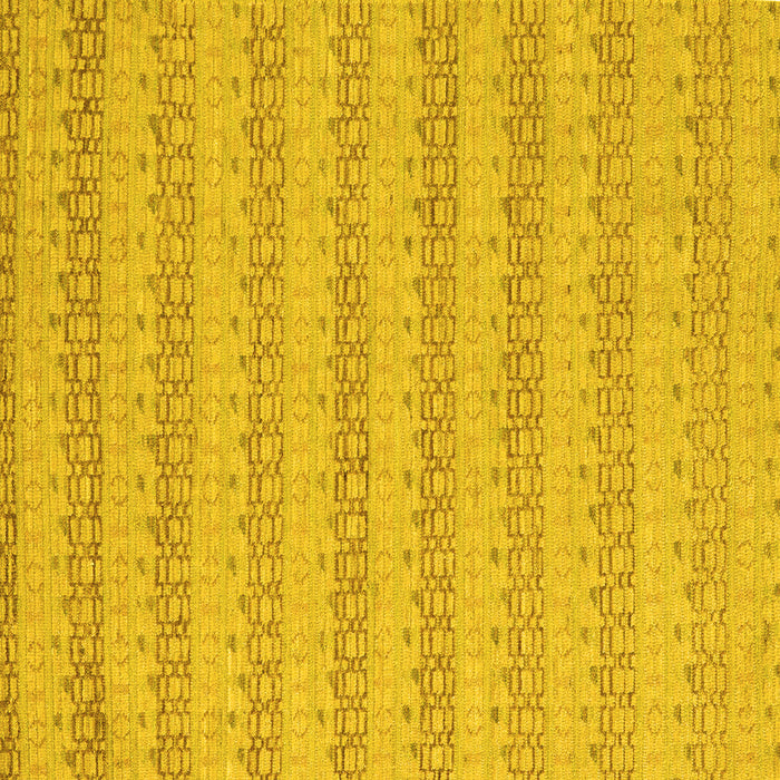 Square Machine Washable Abstract Yellow Modern Rug, wshabs5429yw