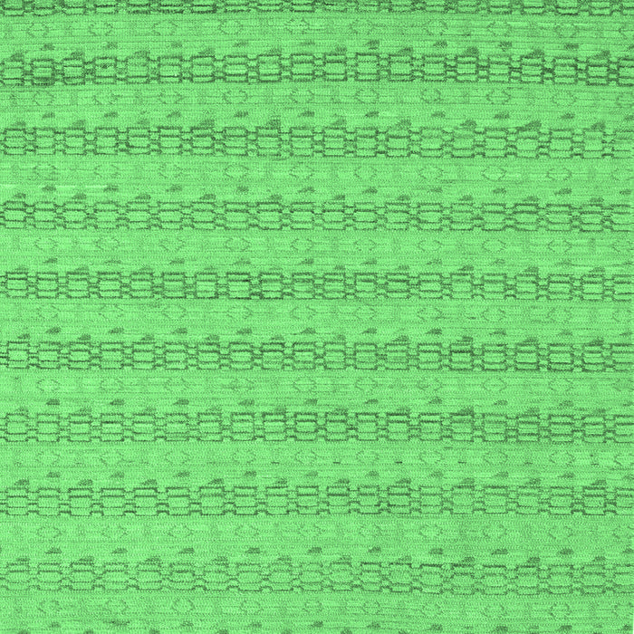 Square Machine Washable Abstract Emerald Green Modern Area Rugs, wshabs5429emgrn