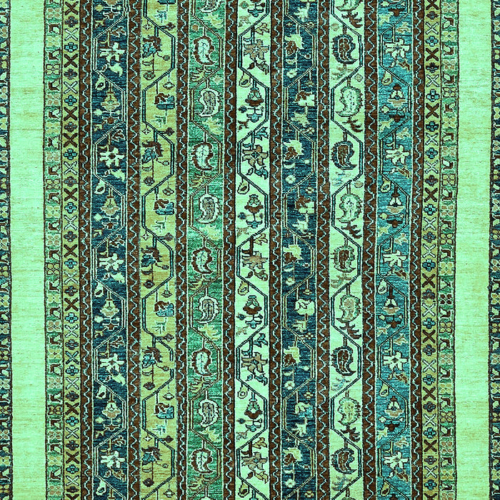 Abstract Turquoise Modern Rug, abs542turq