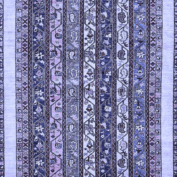 Machine Washable Abstract Blue Modern Rug, wshabs542blu