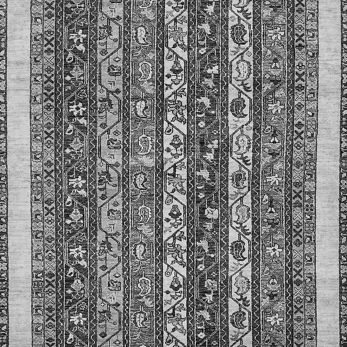 Machine Washable Abstract Gray Modern Rug, wshabs542gry