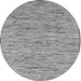 Round Abstract Gray Modern Rug, abs5430gry