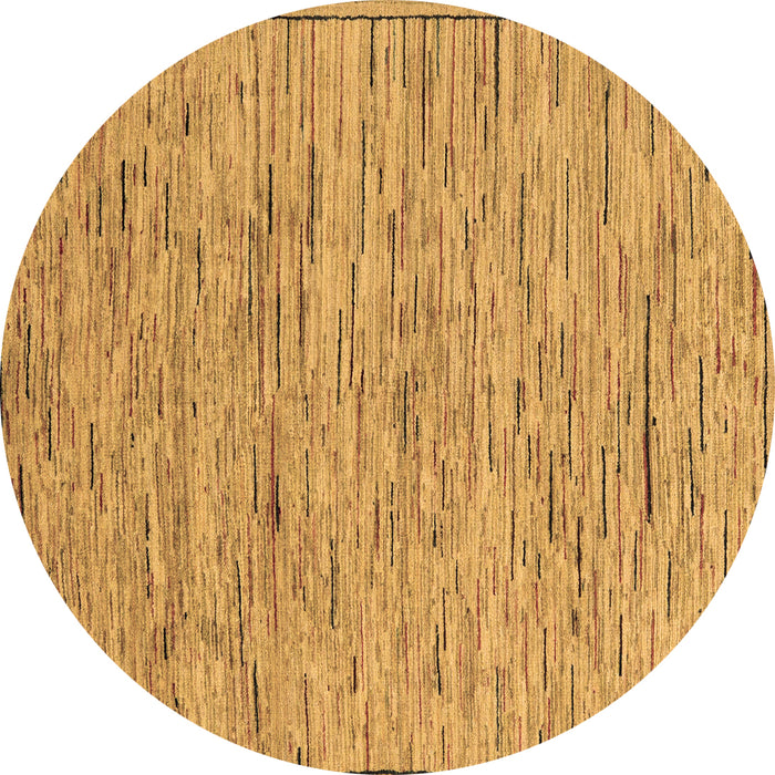 Round Abstract Brown Modern Rug, abs5430brn