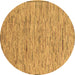 Round Abstract Brown Modern Rug, abs5430brn