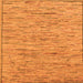 Square Abstract Orange Modern Rug, abs5430org