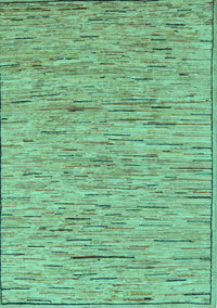 Abstract Turquoise Modern Rug, abs5430turq