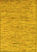 Abstract Yellow Modern Rug, abs5430yw