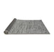 Sideview of Abstract Gray Modern Rug, abs5430gry