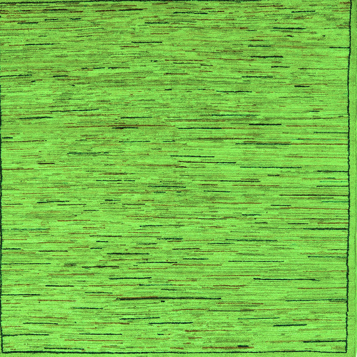 Square Abstract Green Modern Rug, abs5430grn