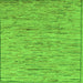 Square Abstract Green Modern Rug, abs5430grn