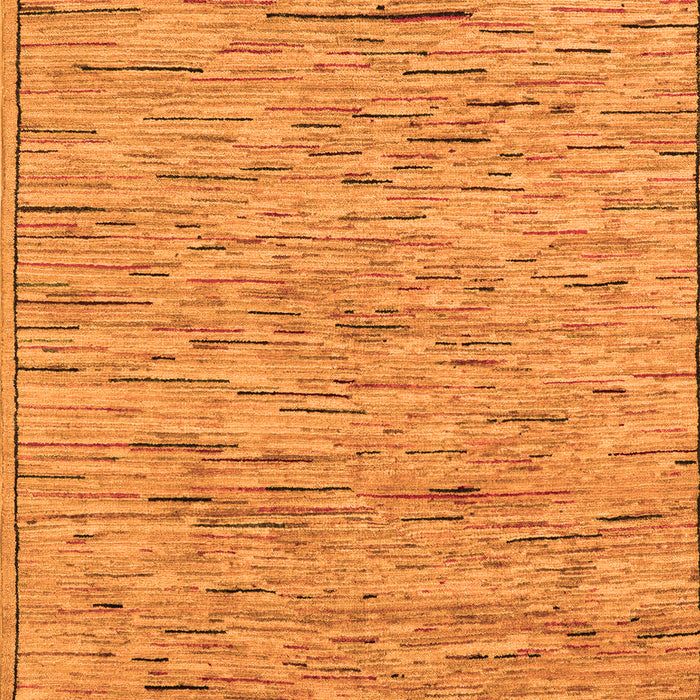 Machine Washable Abstract Orange Modern Area Rugs, wshabs5430org