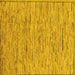 Square Abstract Yellow Modern Rug, abs5430yw