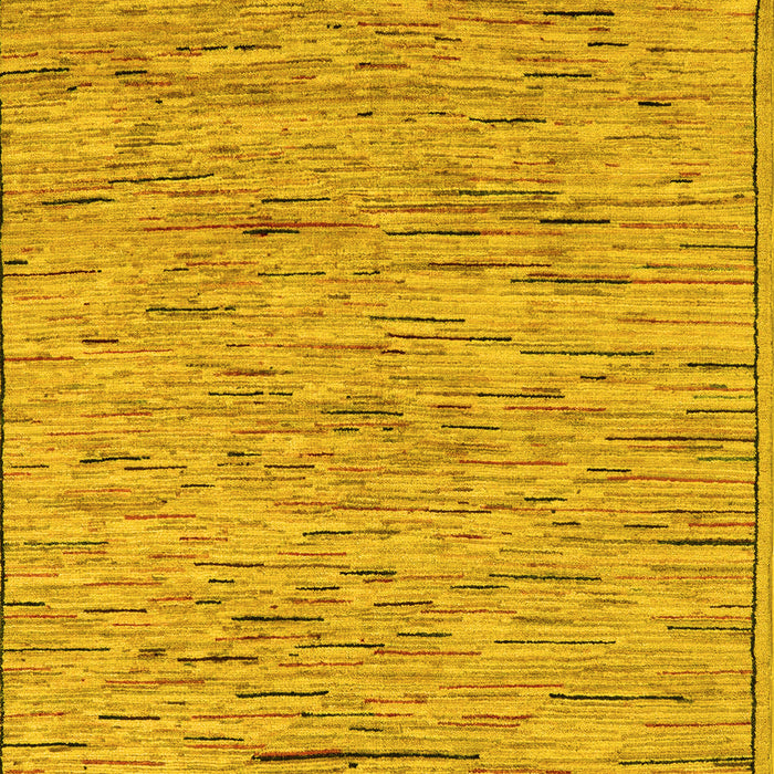 Machine Washable Abstract Yellow Modern Rug, wshabs5430yw