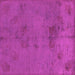 Square Abstract Pink Modern Rug, abs5431pnk