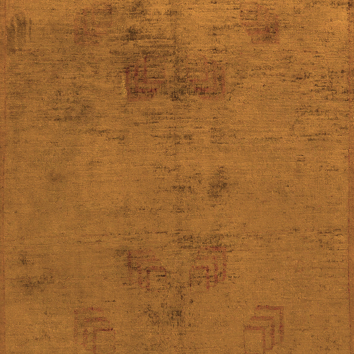 Machine Washable Abstract Orange Modern Area Rugs, wshabs5431org