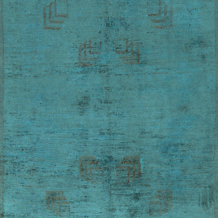 Abstract Light Blue Modern Rug, abs5431lblu