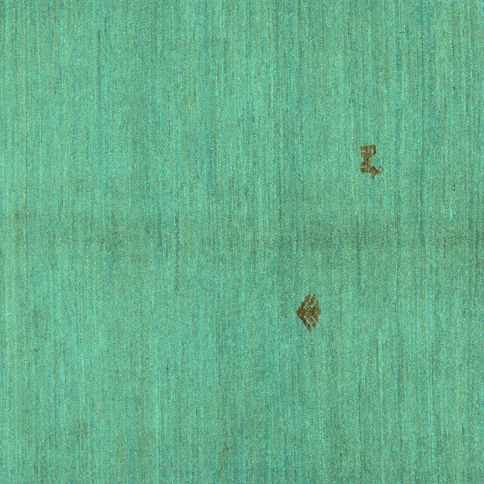 Square Machine Washable Abstract Turquoise Modern Area Rugs, wshabs5432turq