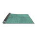 Sideview of Abstract Light Blue Modern Rug, abs5432lblu