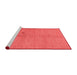 Modern Red Washable Rugs