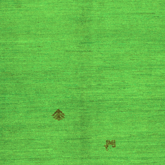 Machine Washable Abstract Green Modern Area Rugs, wshabs5432grn