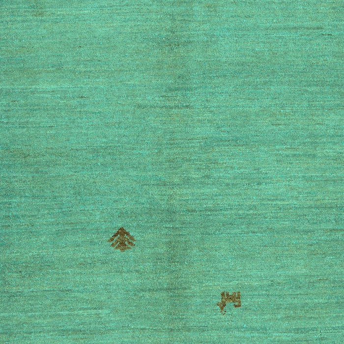 Machine Washable Abstract Turquoise Modern Area Rugs, wshabs5432turq