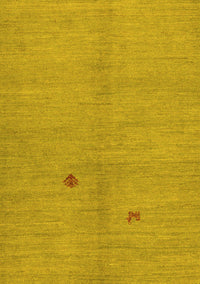 Abstract Yellow Modern Rug, abs5432yw