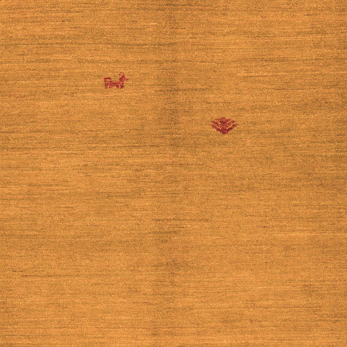 Square Machine Washable Abstract Orange Modern Area Rugs, wshabs5432org