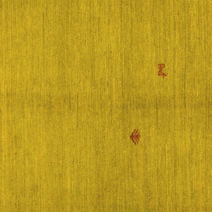 Square Machine Washable Abstract Yellow Modern Rug, wshabs5432yw