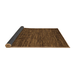 Sideview of Abstract Brown Modern Rug, abs5433brn