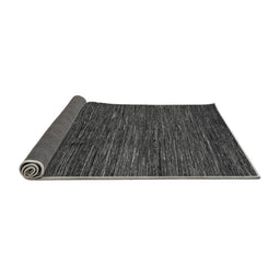 Sideview of Abstract Gray Modern Rug, abs5433gry